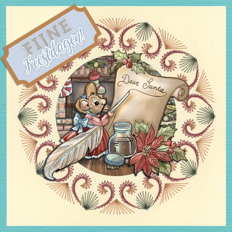 Stitch and Do on Colour 019 - Yvonne Creations - A gift for Christmas
