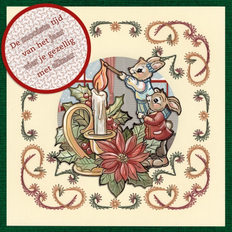 Stitch and Do on Colour 019 - Yvonne Creations - A gift for Christmas