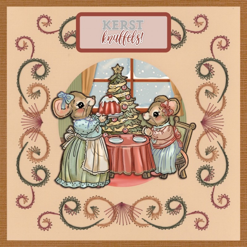 Stitch and Do on Colour 019 - Yvonne Creations - A gift for Christmas