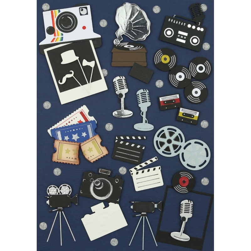 Dies - Yvonne Creations - Big Guys - Back in Time - Gramophone