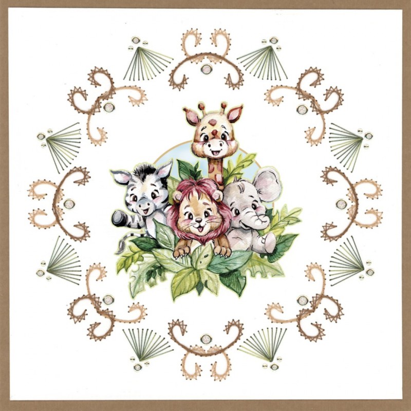 Cutting Sheets - Yvonne Creations - Jungle Party - Mini