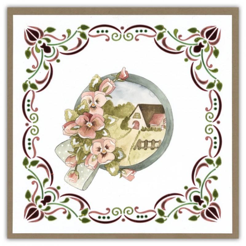 Dot and Do 257 - Precious Marieke - Painted Pansies