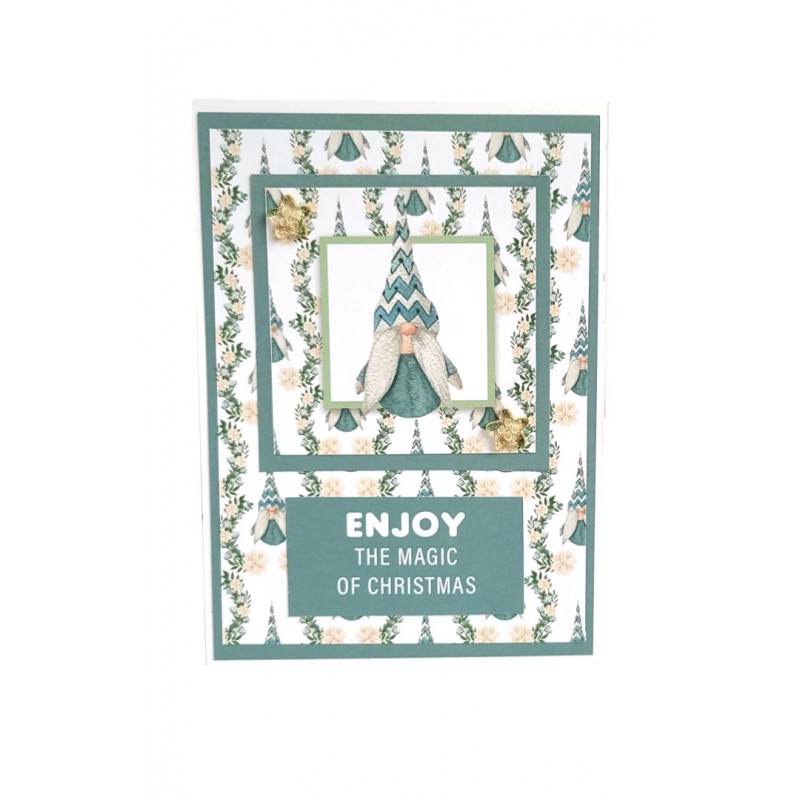 The Paper Boutique A Traditional Gnome Christmas Frames & Insert Papers for 6x6 Cards
