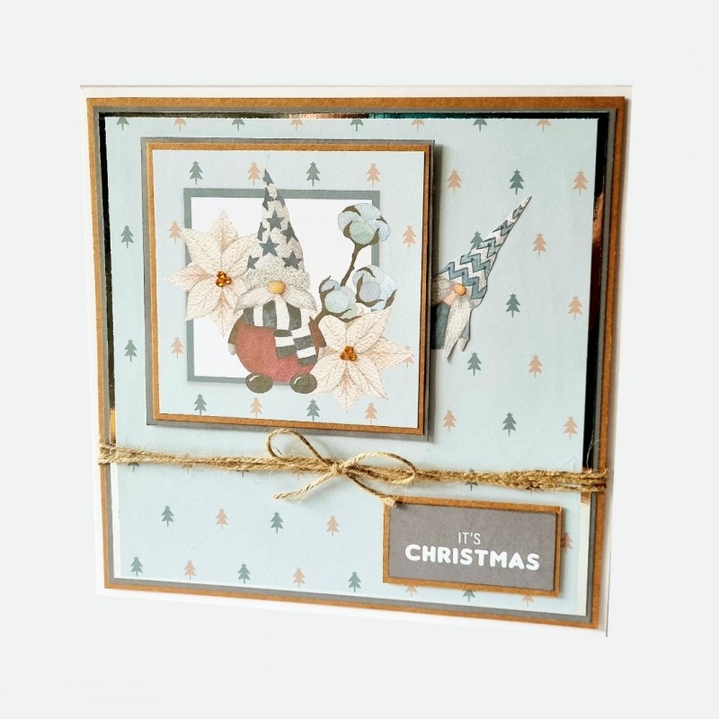 The Paper Boutique A Traditional Gnome Christmas Frames & Insert Papers for 6x6 Cards