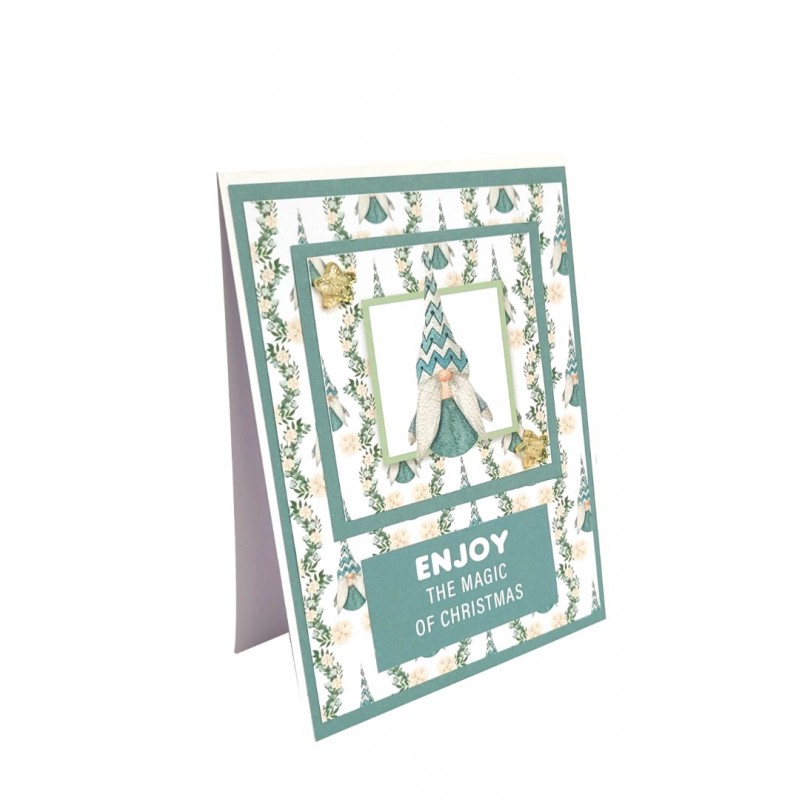 The Paper Boutique A Traditional Gnome Christmas Frames & Insert Papers for 6x6 Cards