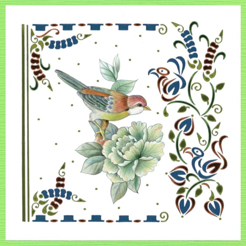 Dot and Do 245 - Jeanine's Art - Vintage Birds