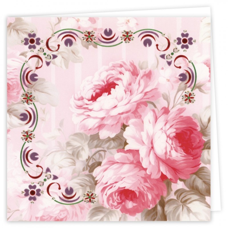 Dot and Do Cards - Pink Roses