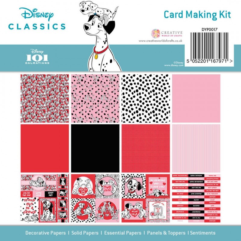 101 Dalmatians - Card Making 8x8 Pad