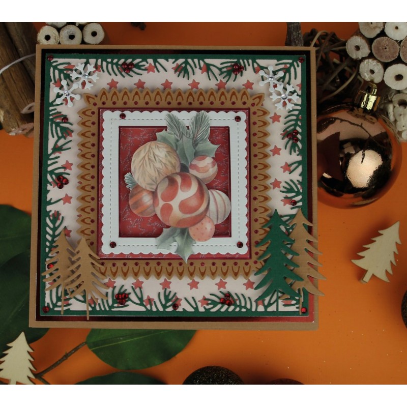 3D Cutting Sheet -Jeanine's Art - Wooden Christmas - Mini