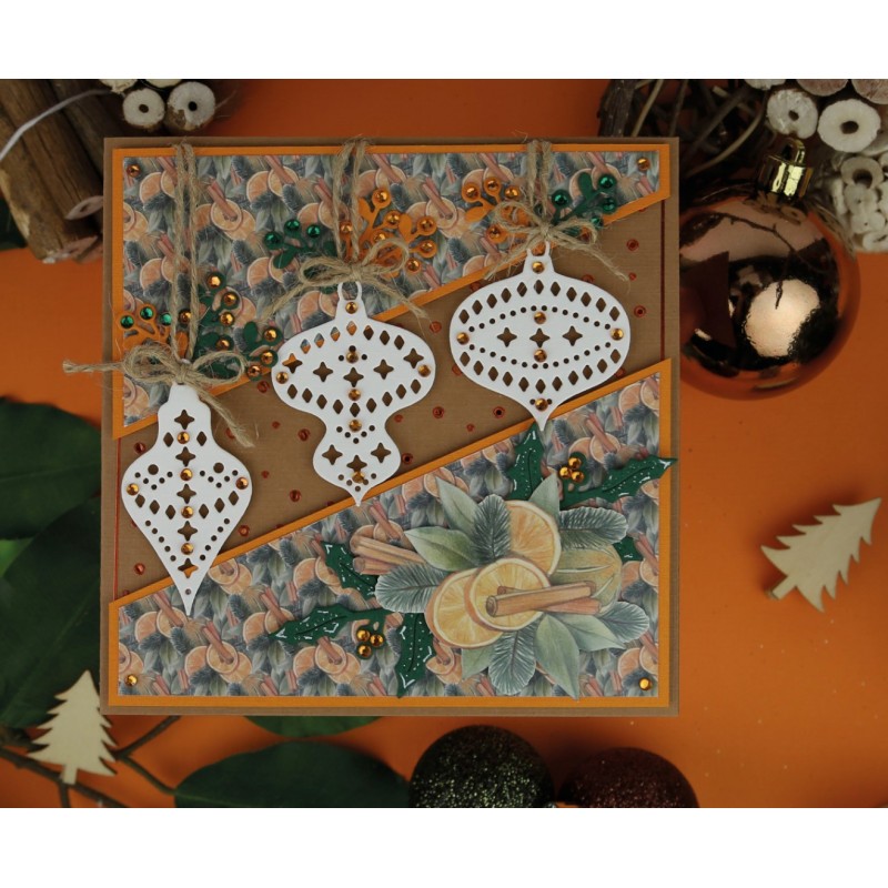 3D Cutting Sheet -Jeanine's Art - Wooden Christmas - Mini