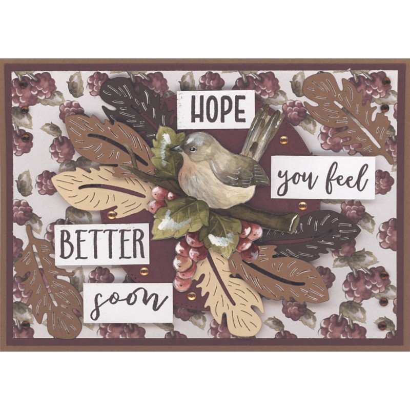 Hope you feel better soon - Clear Stamp - Card Deco Essentials