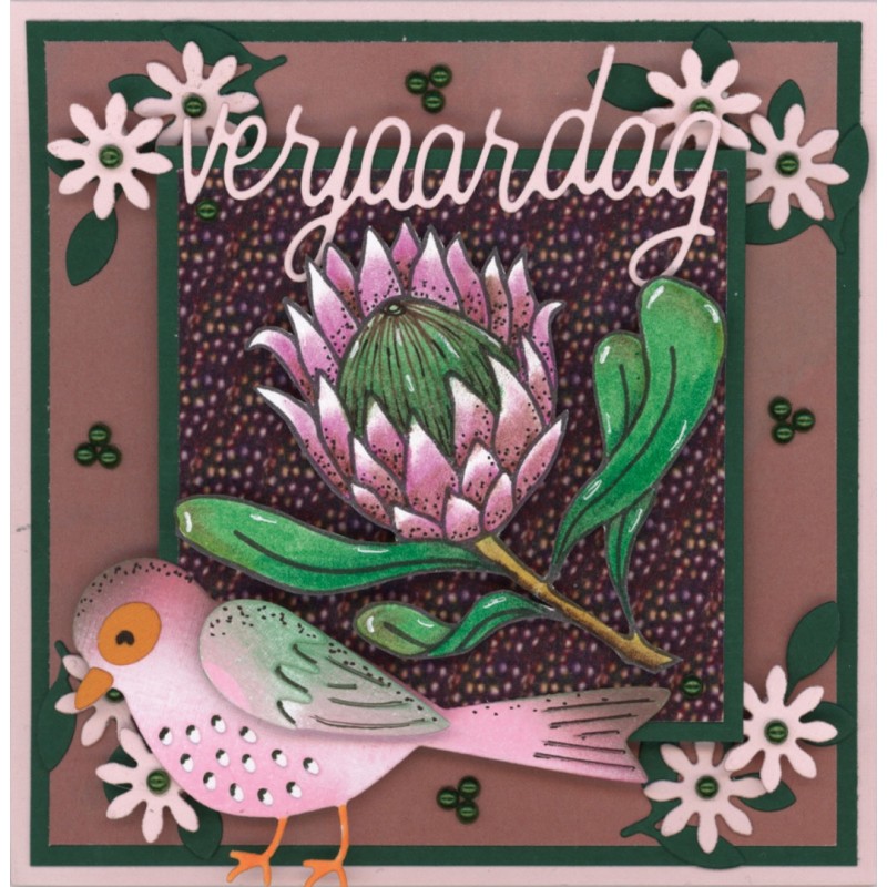 Protea - Clear Stamp - Card Deco Essentials