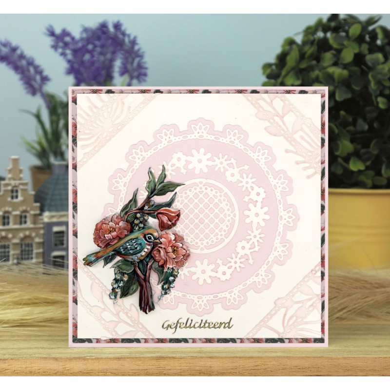 3D Push Out - Amy Design - Botanical Garden - Colorful Birds