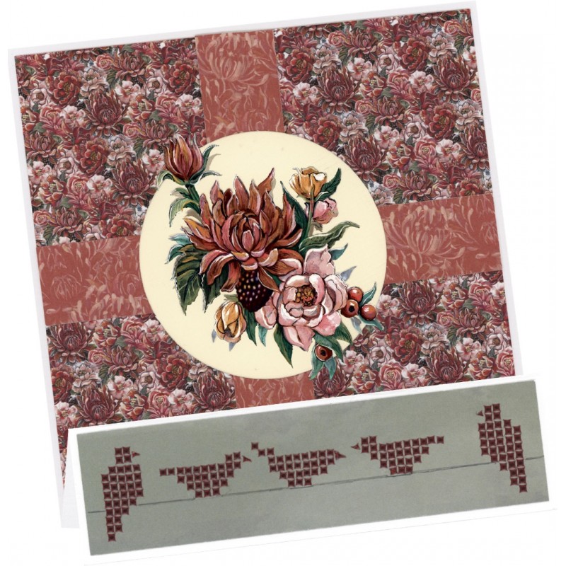 3D Cutting Sheets - Amy Design - Botanical Garden - Colorful Flowers