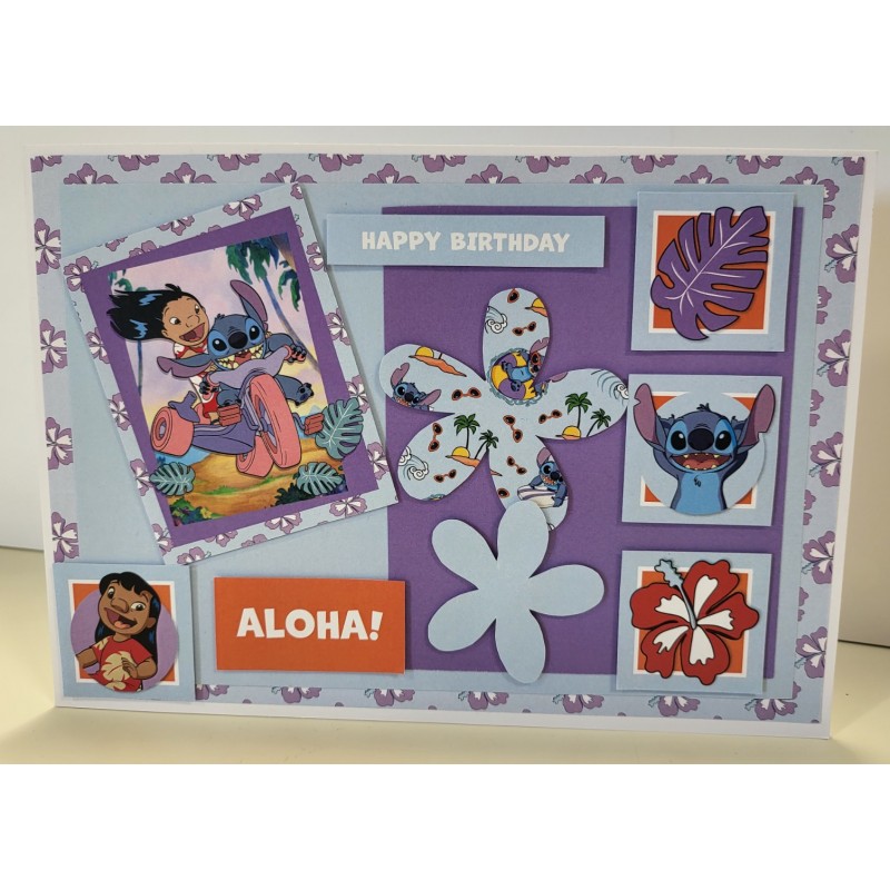 Lilo and Stitch - Card Making 8x8 Pad