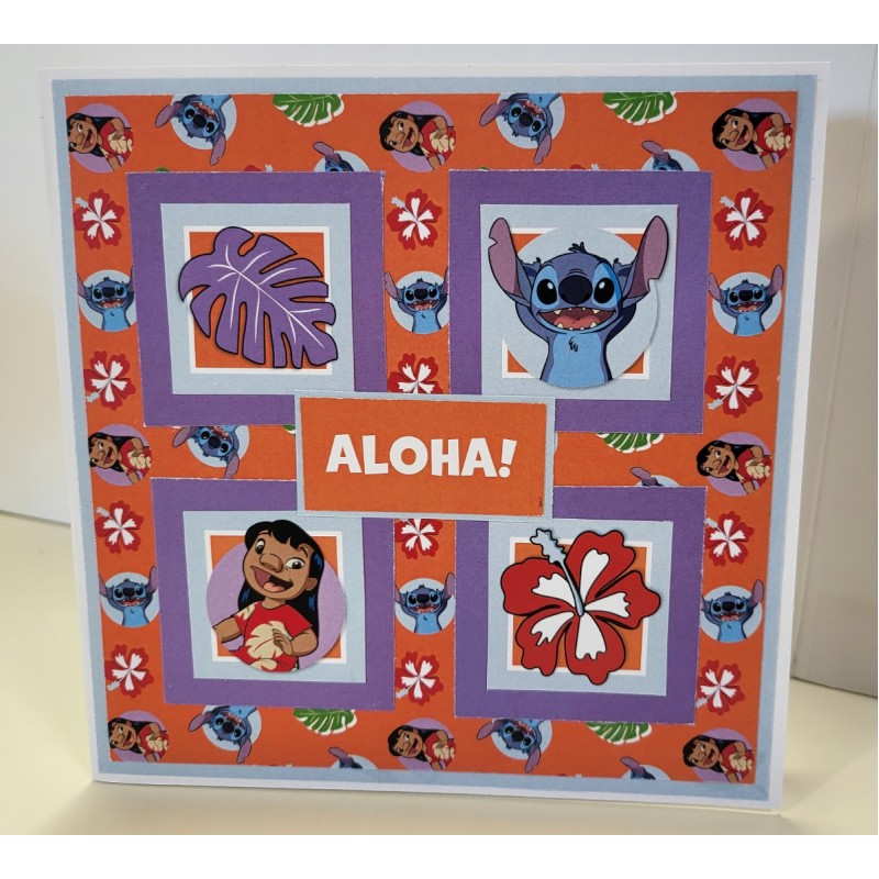 Lilo and Stitch - Card Making 8x8 Pad