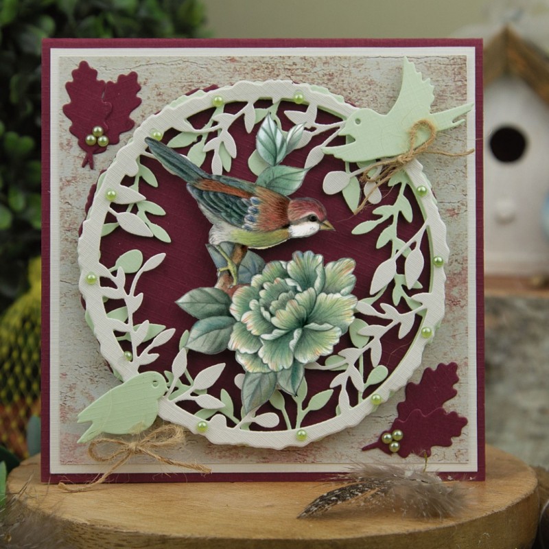 3D Cutting Sheet - Jeanine's Art - Vintage Birds - Mini