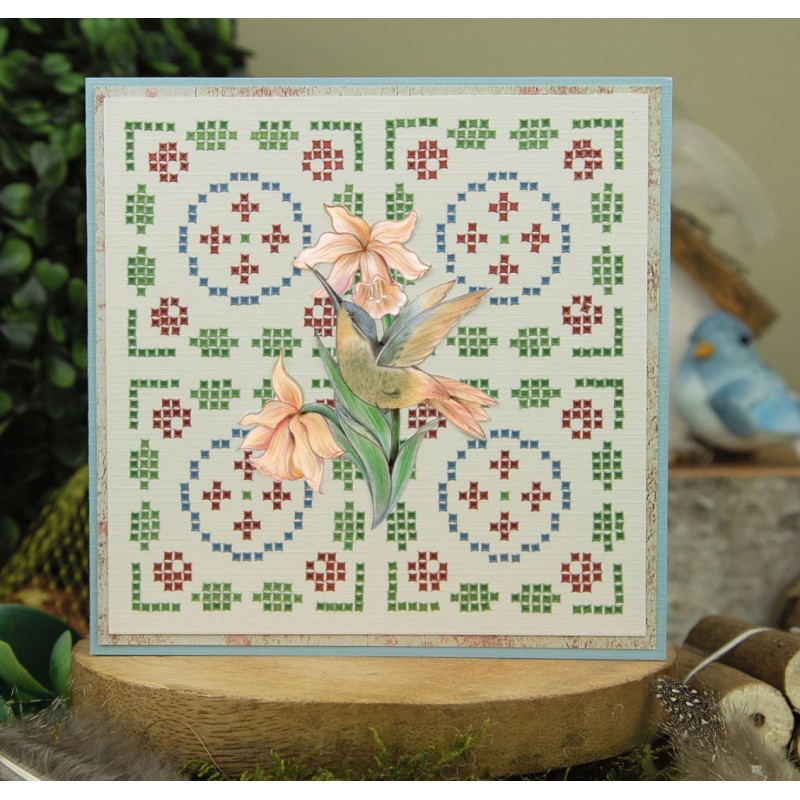 3D Cutting Sheets - Jeanine's Art - Vintage Birds - Wooden Birdhouse