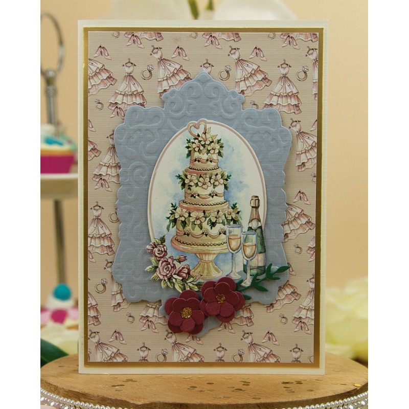 3D Cutting Sheet - Yvonne Creations - Wedding Time - Wedding Cakes