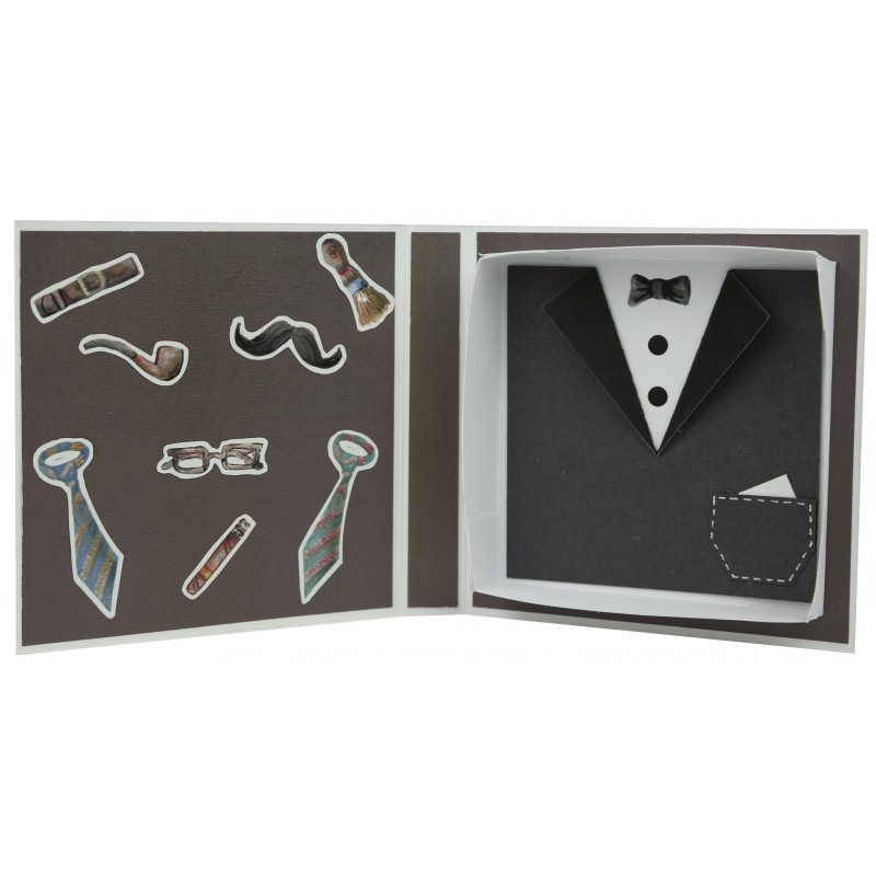 3D Cutting Sheets - Yvonne Creations - Small Elements for Men