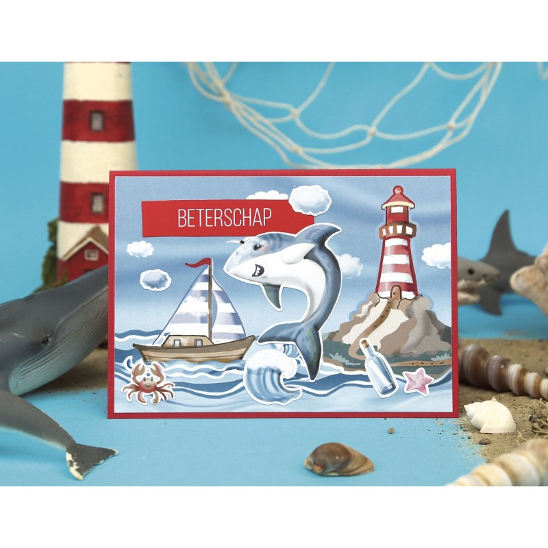 Cutting Sheets - Yvonne Creations - Small Elements Colorful Ocean
