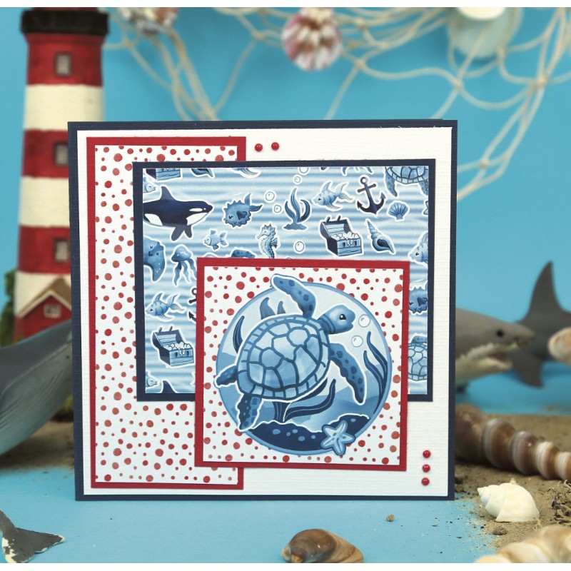 3D Cutting Sheets - Yvonne Creations - Blue Ocean