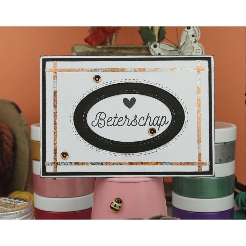 Card Deco Essentials - Metallic Flakes - Gold