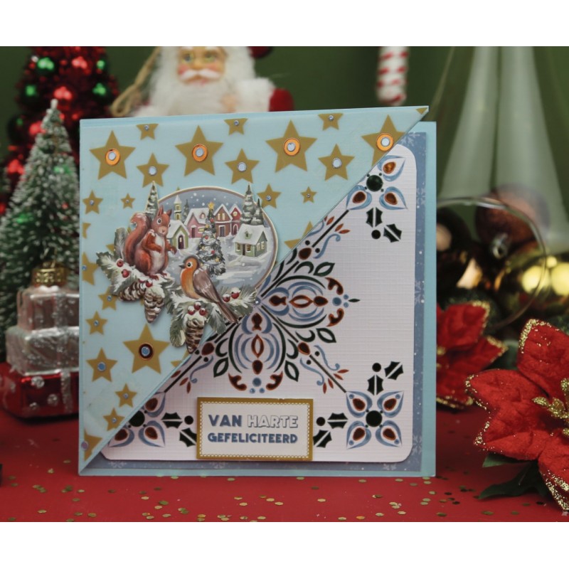 Card Deco Essentials - Vellum - Stars Gold