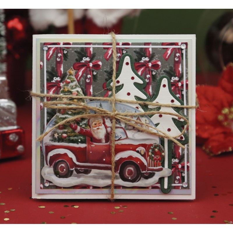 3D Cutting Sheet - Amy Design - Snowy Christmas - Snowy Train