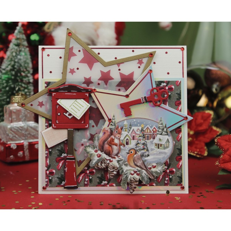 3D Cutting Sheet - Amy Design - Snowy Christmas - Mini