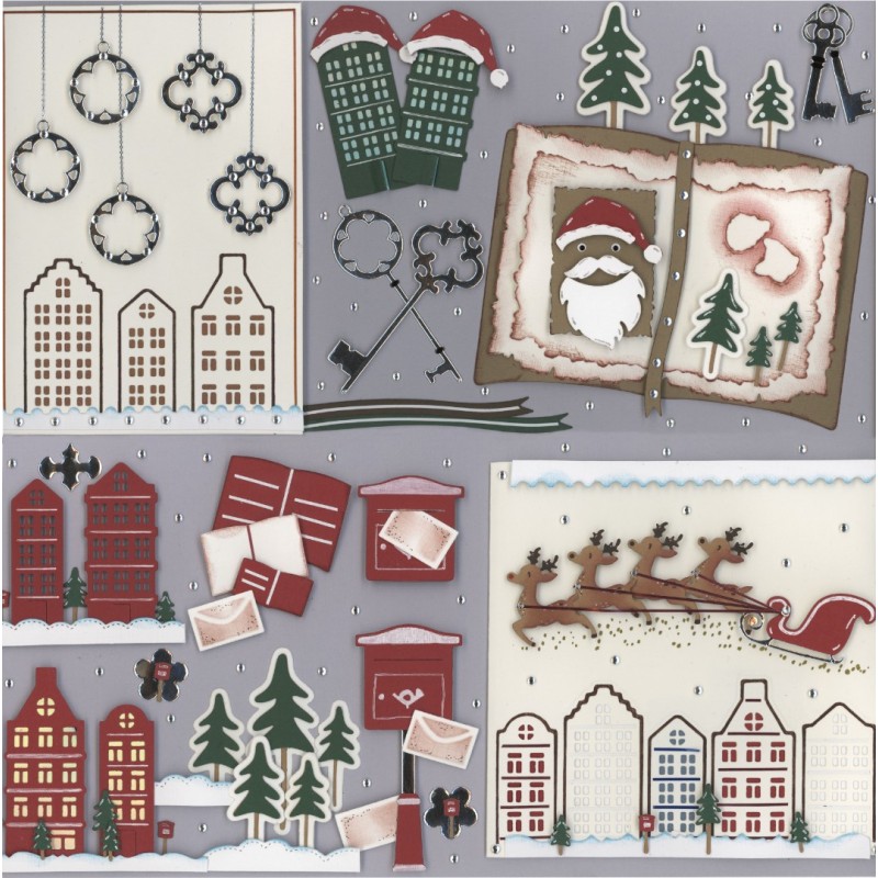 Dies - Amy Design Snowy Christmas - Christmas Houses