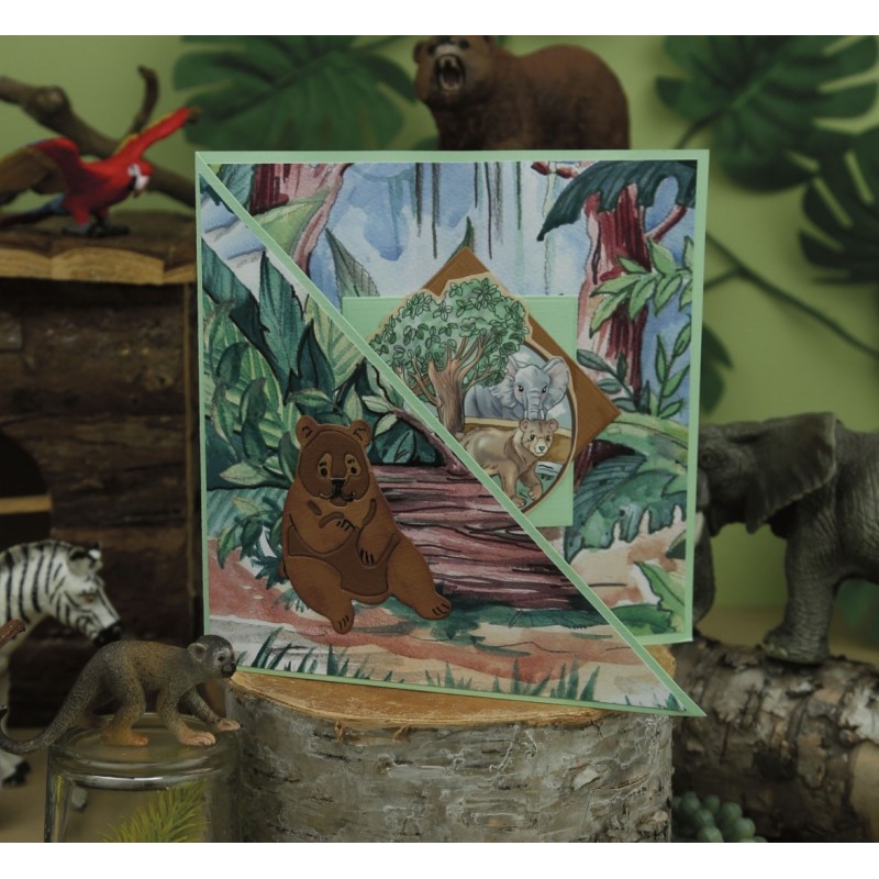 3D Cutting Sheet - Yvonne Creations - Zoo Lion