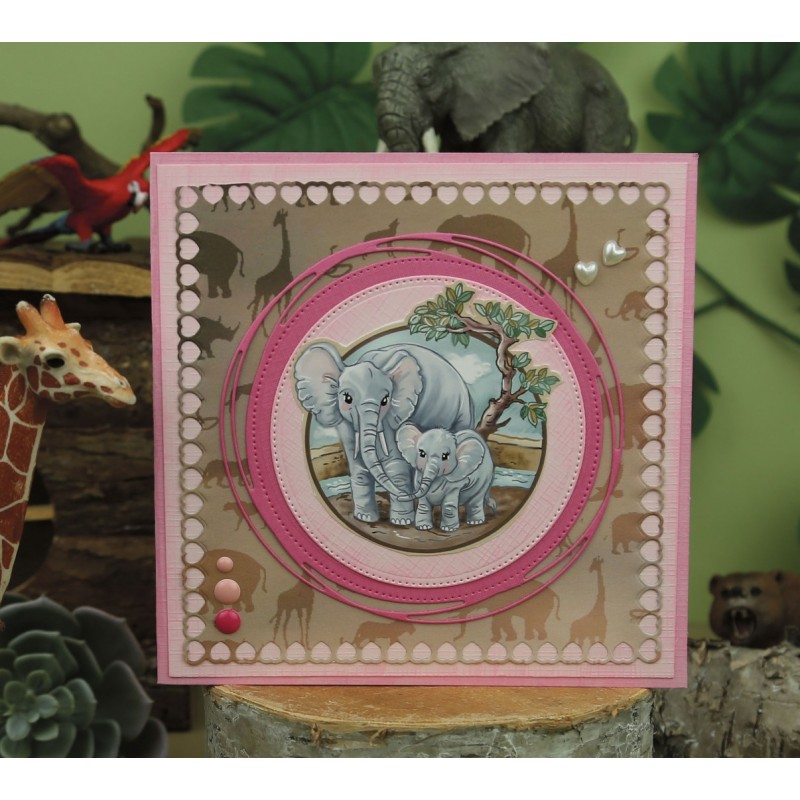 3D Cutting Sheet - Yvonne Creations - Zoo Lion