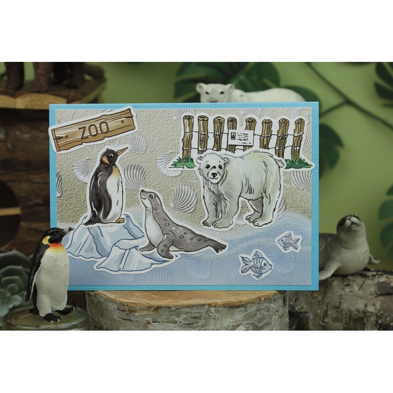 Cutting Sheet - Yvonne Creations - Small Elements Zoo B