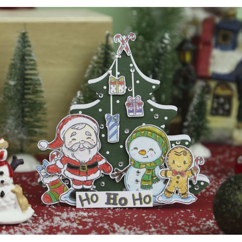 Clear Stamps - Yvonne Creations Christmas Scenery