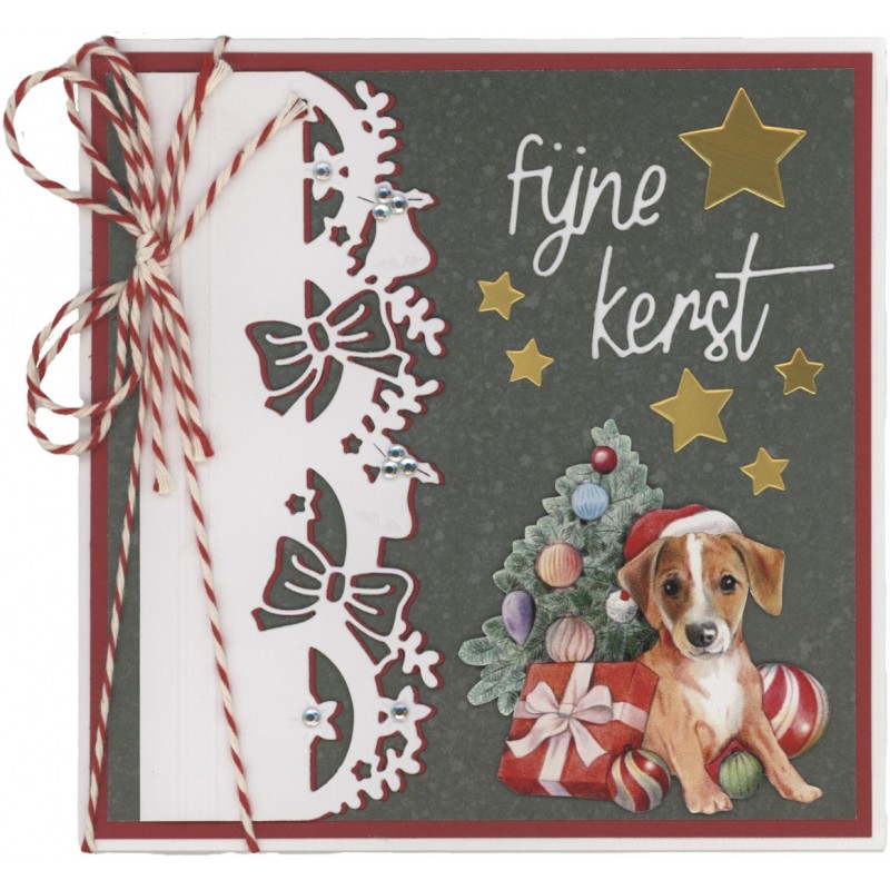 3D Cutting Sheet - Jeanine's Art - Cute Christmas Pets (GRATIS BIJ HJ 223)