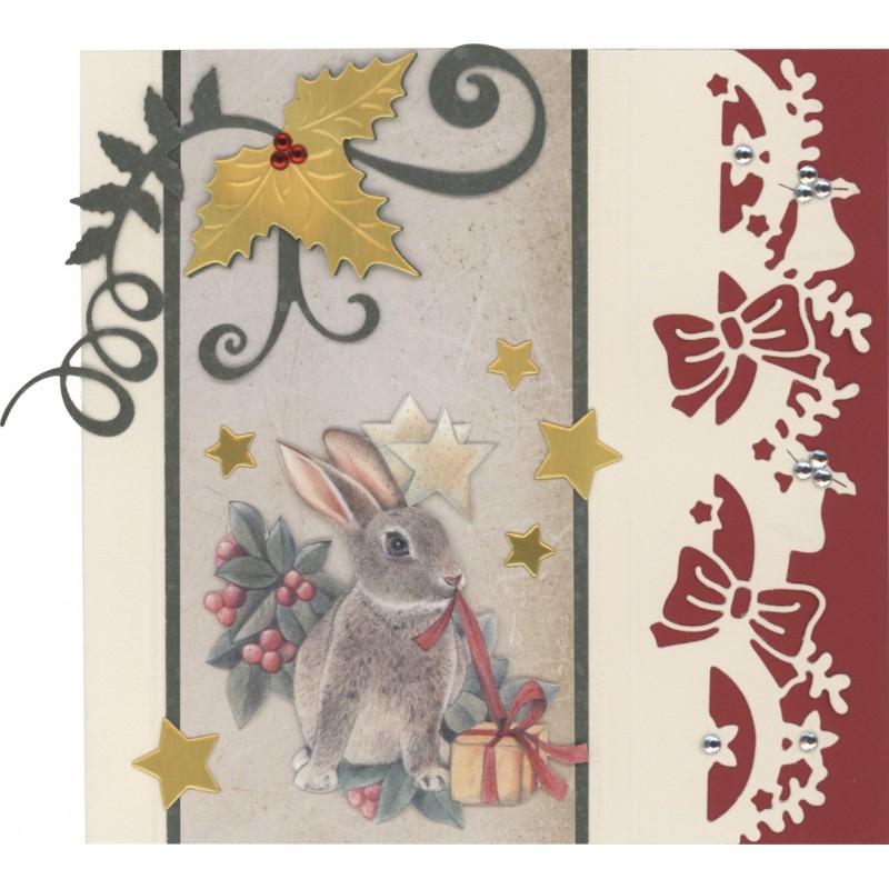 3D Cutting Sheet - Jeanine's Art - Cute Christmas Pets (GRATIS BIJ HJ 223)
