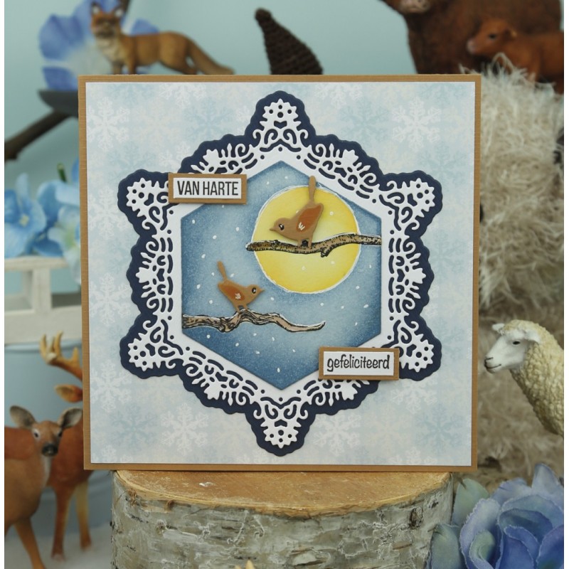 Dies - Amy Design Sturdy Winter - Winter Hexagon