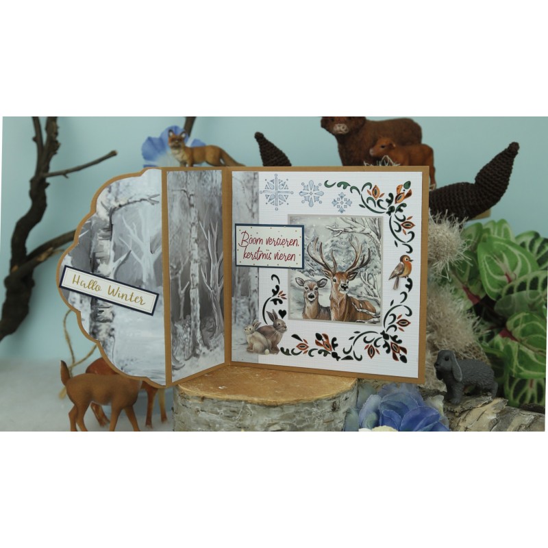 3D Cutting Sheet - Amy Design - Sturdy Winter - Moose