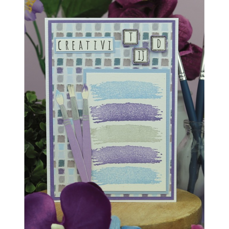 Dies - Precious Marieke - Painted Pansies - Painting Set