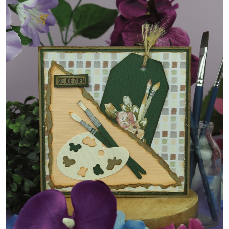 Paperpack - Precious Marieke - Painted Pansies