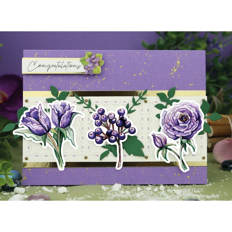 Push Out - Yvonne Creations - Very Purple - Small Elements B