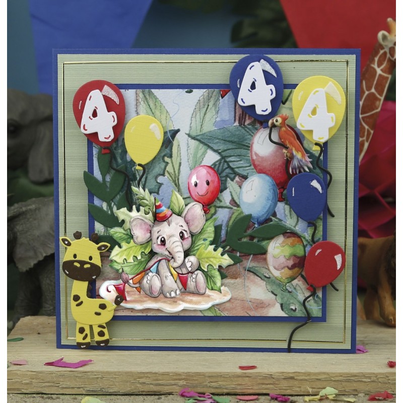 3D Cutting Sheets - Yvonne Creations - Jungle Party - Gifts
