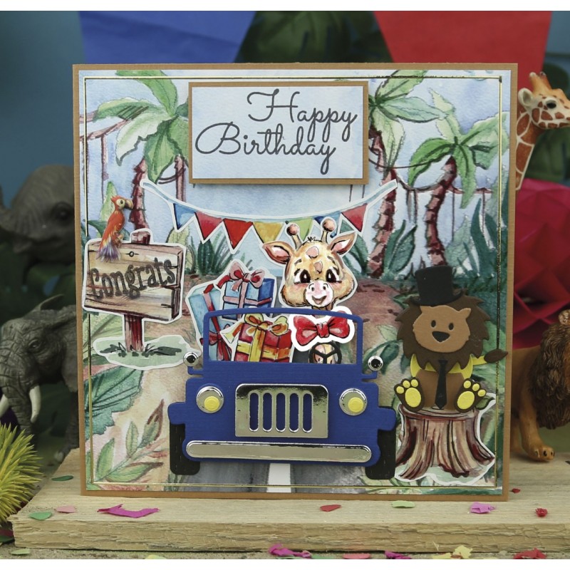 Push Out - Yvonne Creations - Jungle Party - Small Elements - B