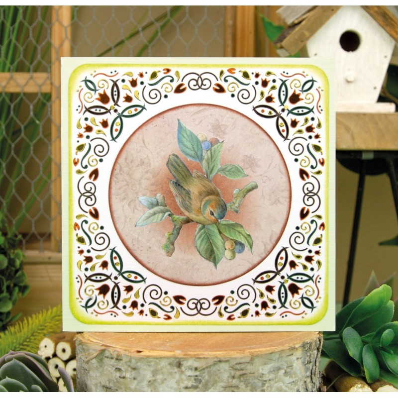 3D Cutting Sheet - Jeanine's Art - Vintage Birds - Mini