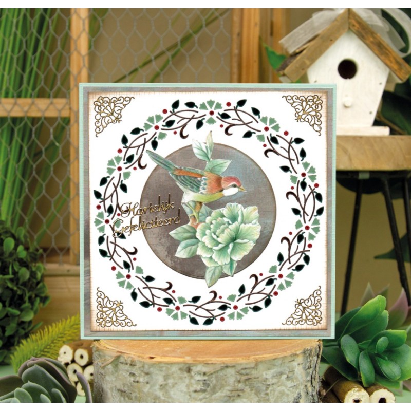 3D Cutting Sheets - Jeanine's Art - Vintage Birds - Bird's Nest