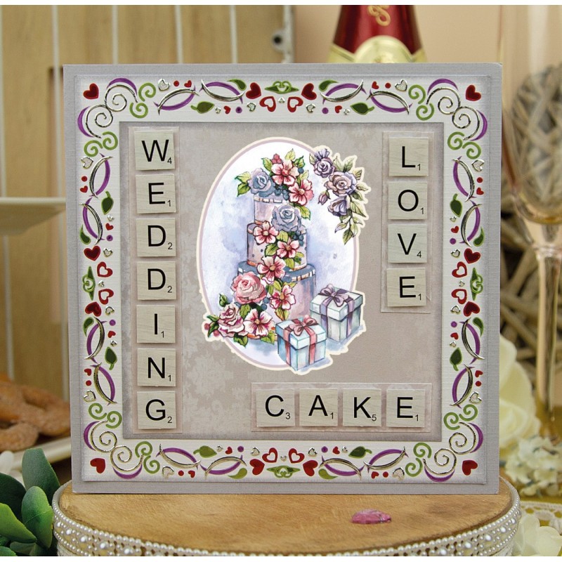 3D Cutting Sheet - Yvonne Creations - Wedding Time - Wedding Cakes