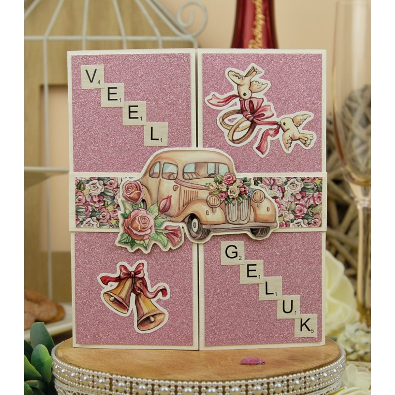 3D Cutting Sheet - Yvonne Creations - Wedding Time - Wedding Cars