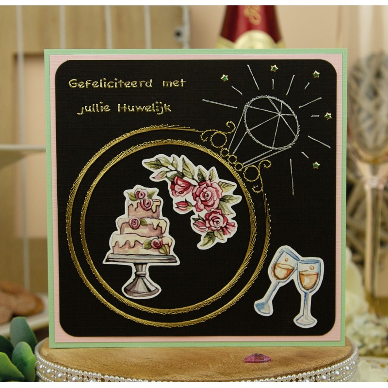 Cutting Sheet - Yvonne Creations - Wedding Time - Small Elements A