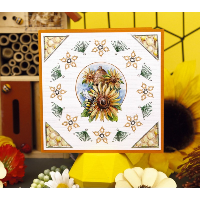 3D Cutting Sheet - Yvonne Creations - Bee Honey - Hive